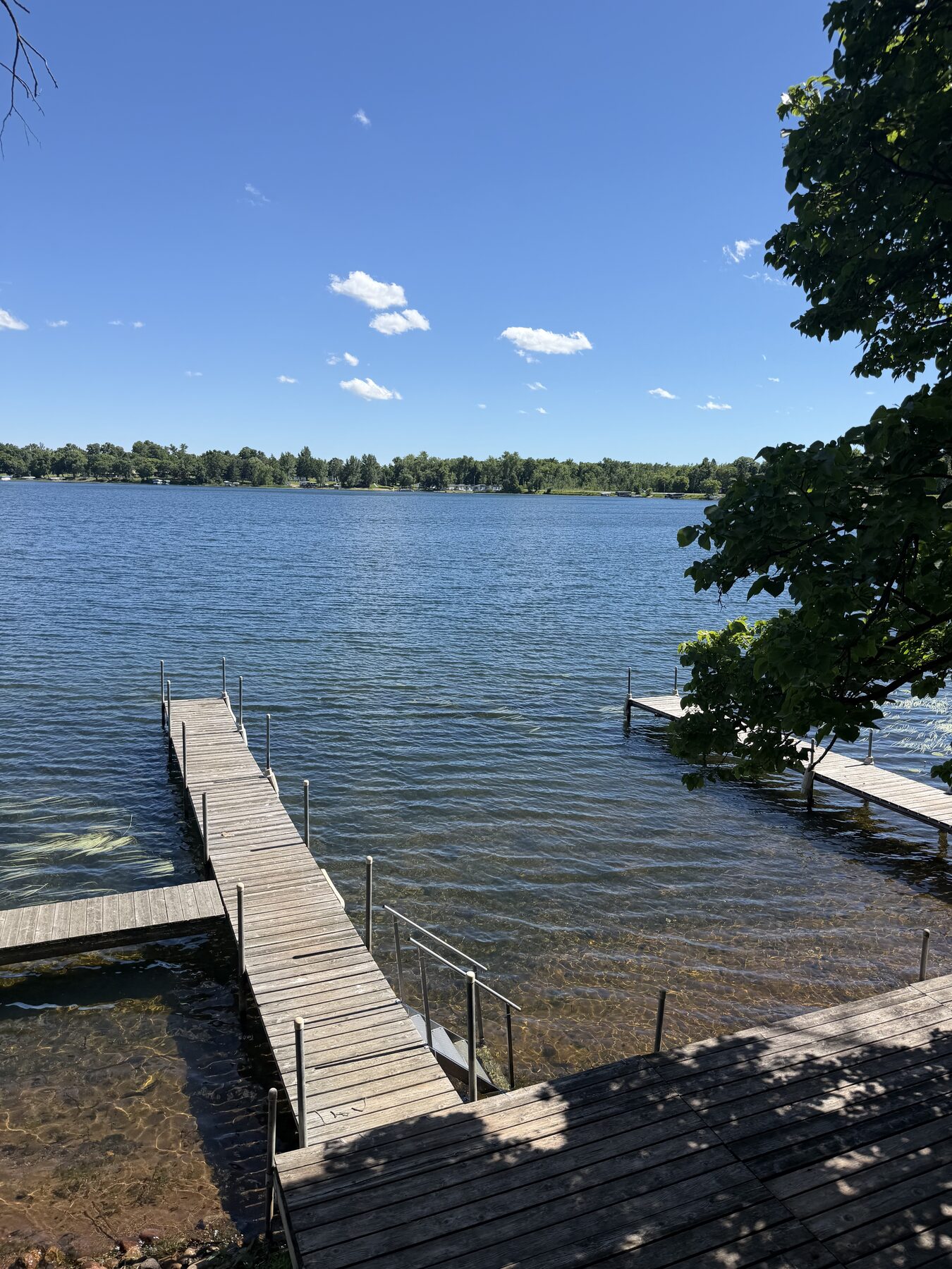 Private dock on Star Lake